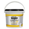 Gojo Towels & Wipes, White/Yellow, Cloth, 170 Wipes, Orange, 2 PK 6398-02